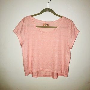 Women’s MUDD Lace Crop Top SZ XL